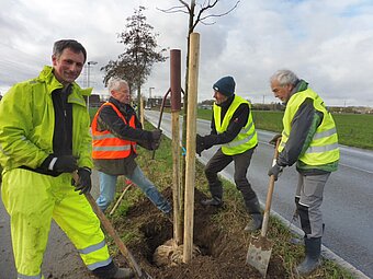 Baumpflanzaktion, Foto: NABU Willich